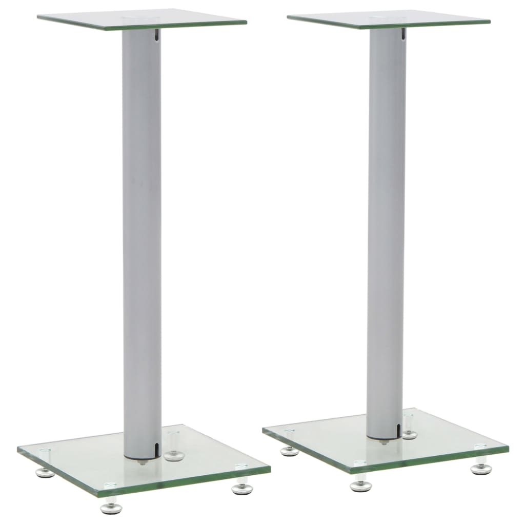 Lautsprecherständer Säulen-Design 2 Stk. Hartglas N