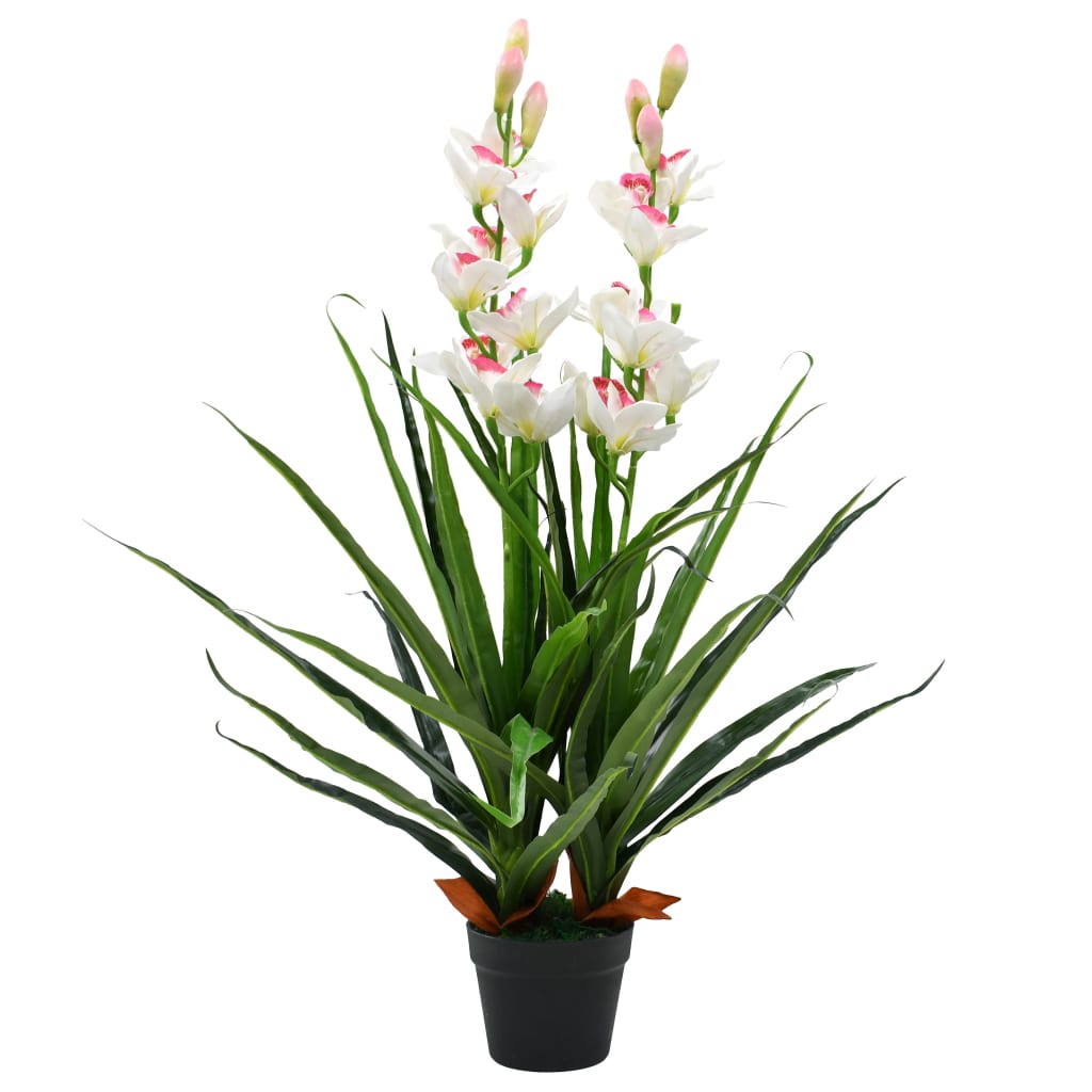 Künstliche Flamingoblume Mit Topf 90 Cm Und Gelb
