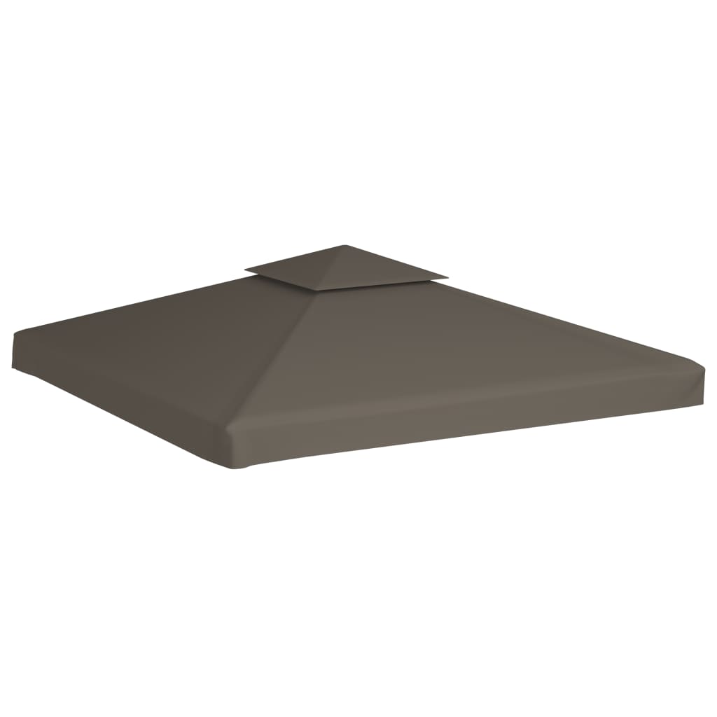Pavillon-Dachplane Mit Kaminabzug 310 G/M² Taupe