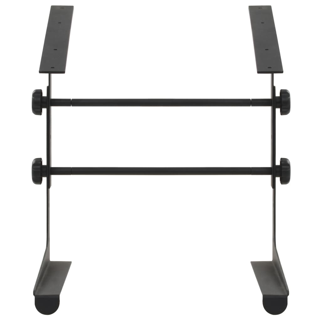 Laptopständer Schwarz 30,5X28×(24,5-37,5) Cm Stahl