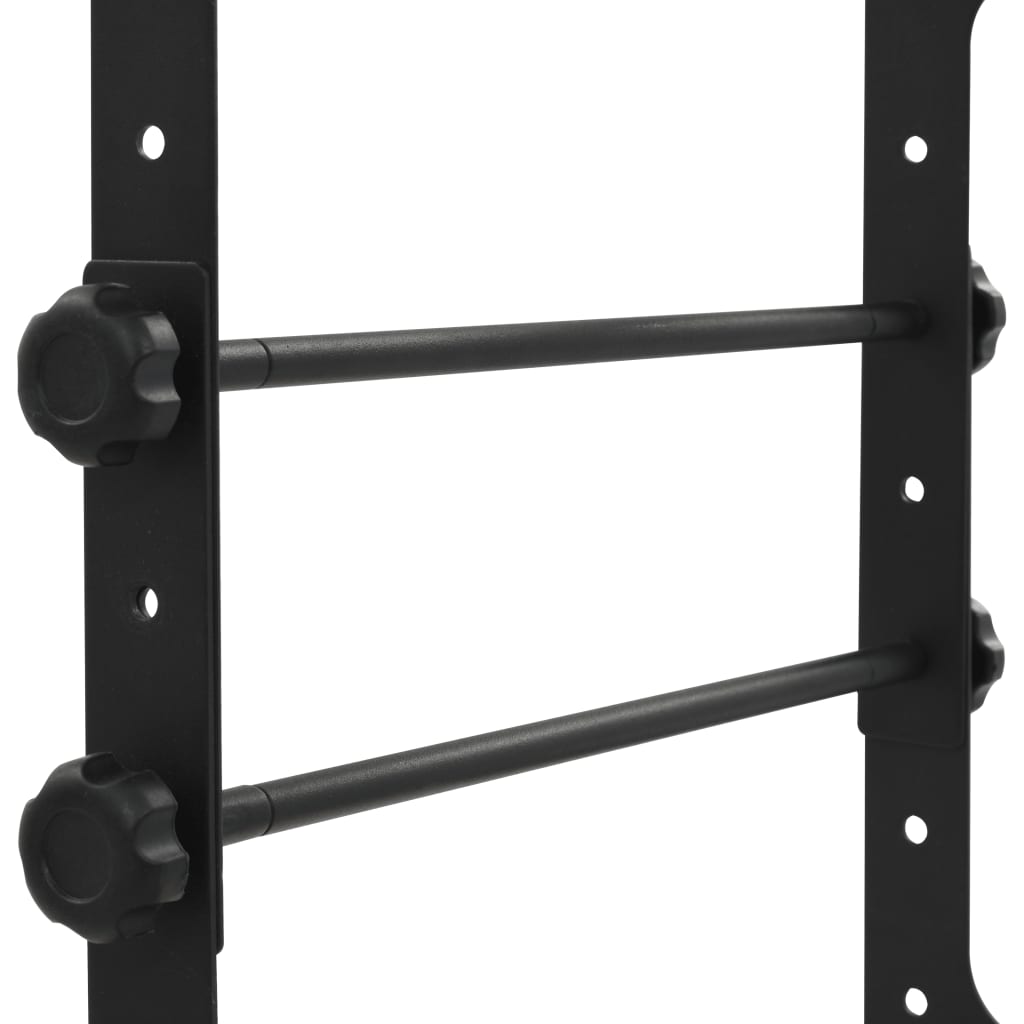 Laptopständer Schwarz 30,5X28×(24,5-37,5) Cm Stahl
