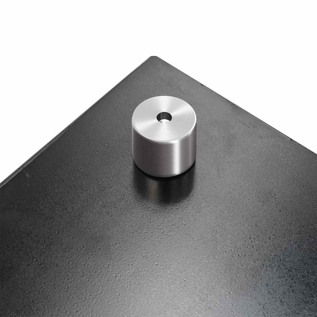 Küchenrückwand Hartglas Schwarz