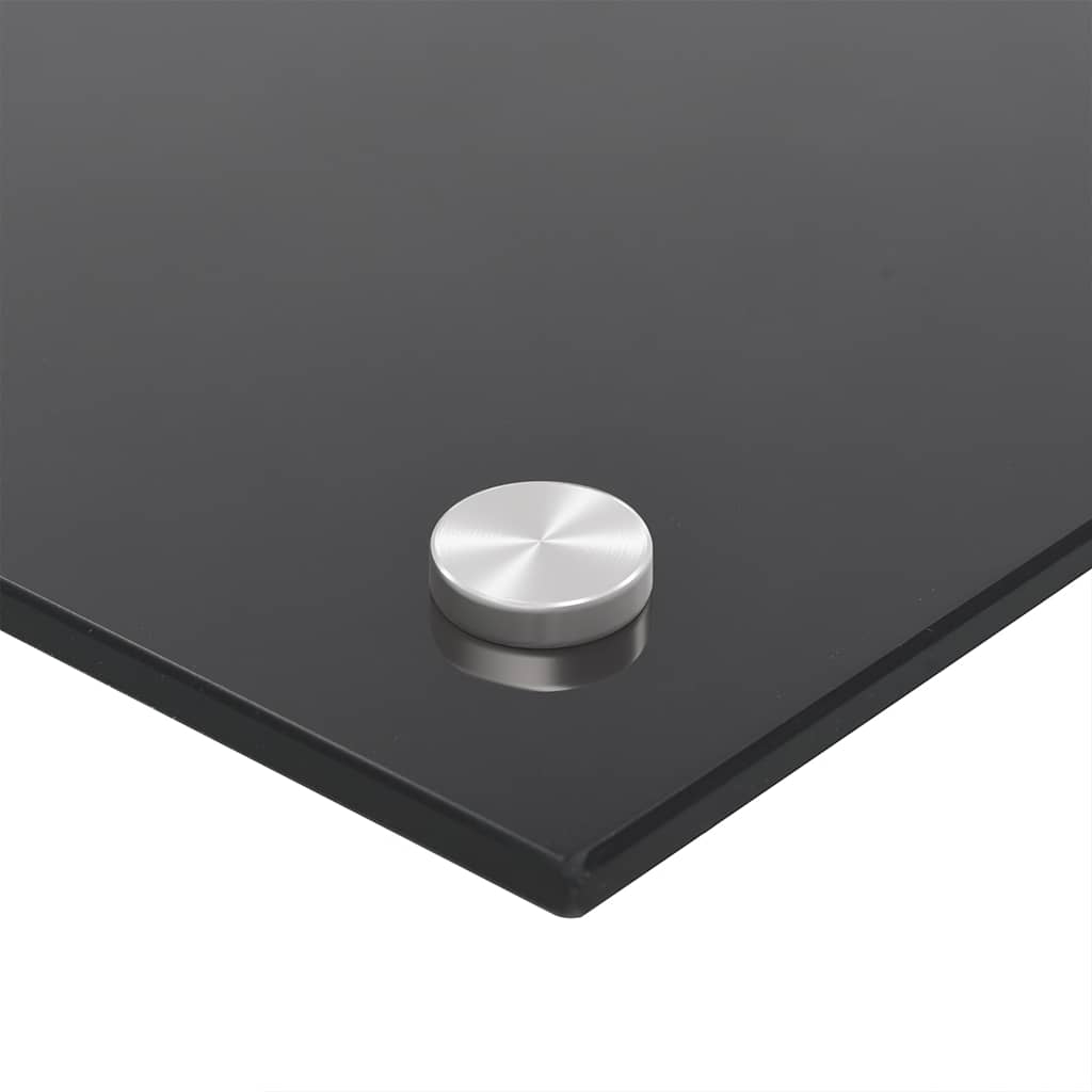 Küchenrückwand Hartglas Schwarz