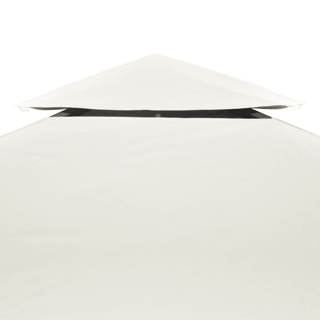 Pavillon-Ersatzdach 310 G/M² Weiß Creme