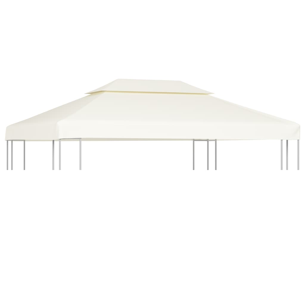 Pavillon-Ersatzdach 310 G/M² Weiß Creme