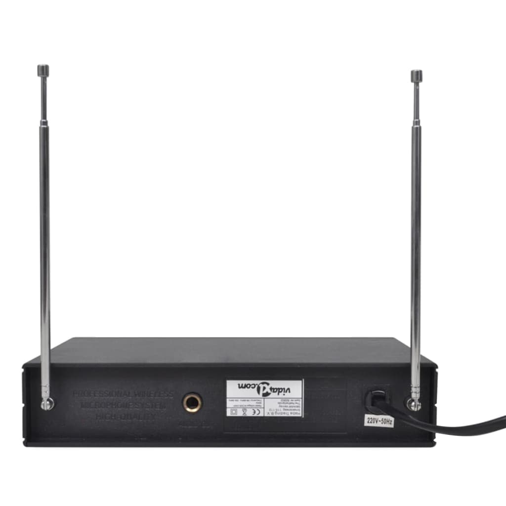 Receiver Mit 2 Funkmikrofonen Ukw/Vhf
