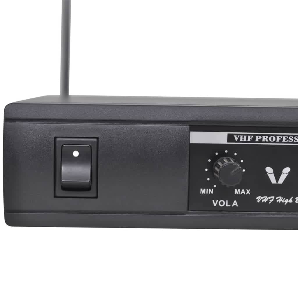 Receiver Mit 2 Funkmikrofonen Ukw/Vhf