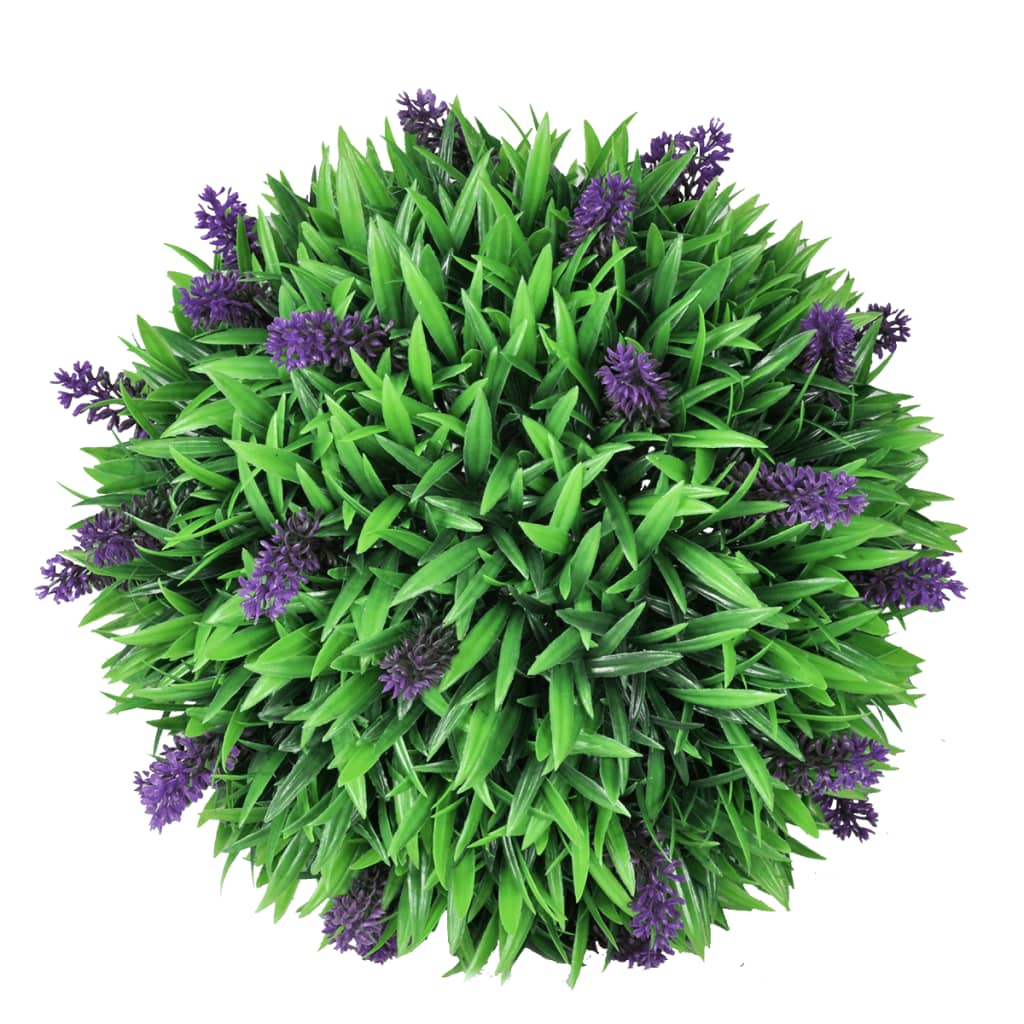 Künstliche Buchsbaumkugel Mit Lavendel 2 Stk.