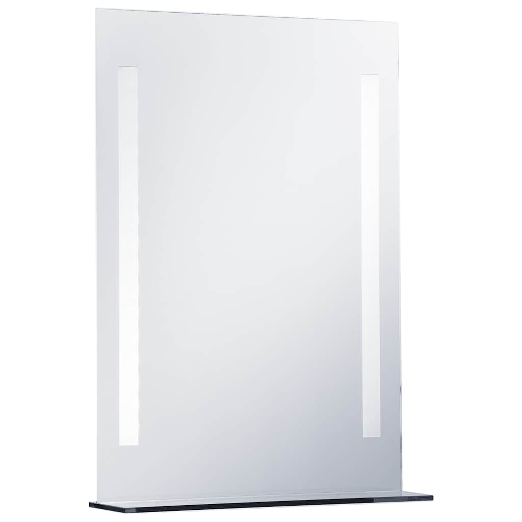 Badezimmer-Wandspiegel Mit Led Und Ablage 50×70 Cm