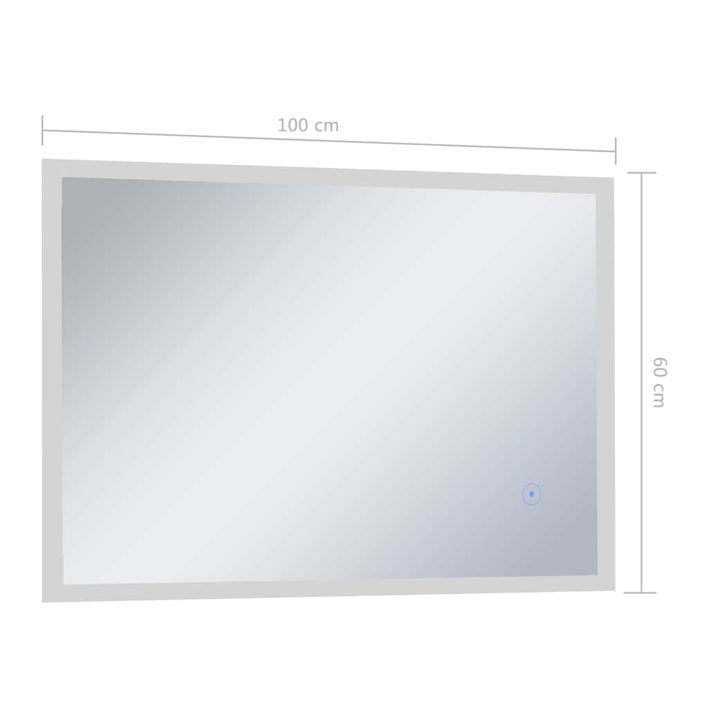 Led-Badspiegel Mit Berührungssensor