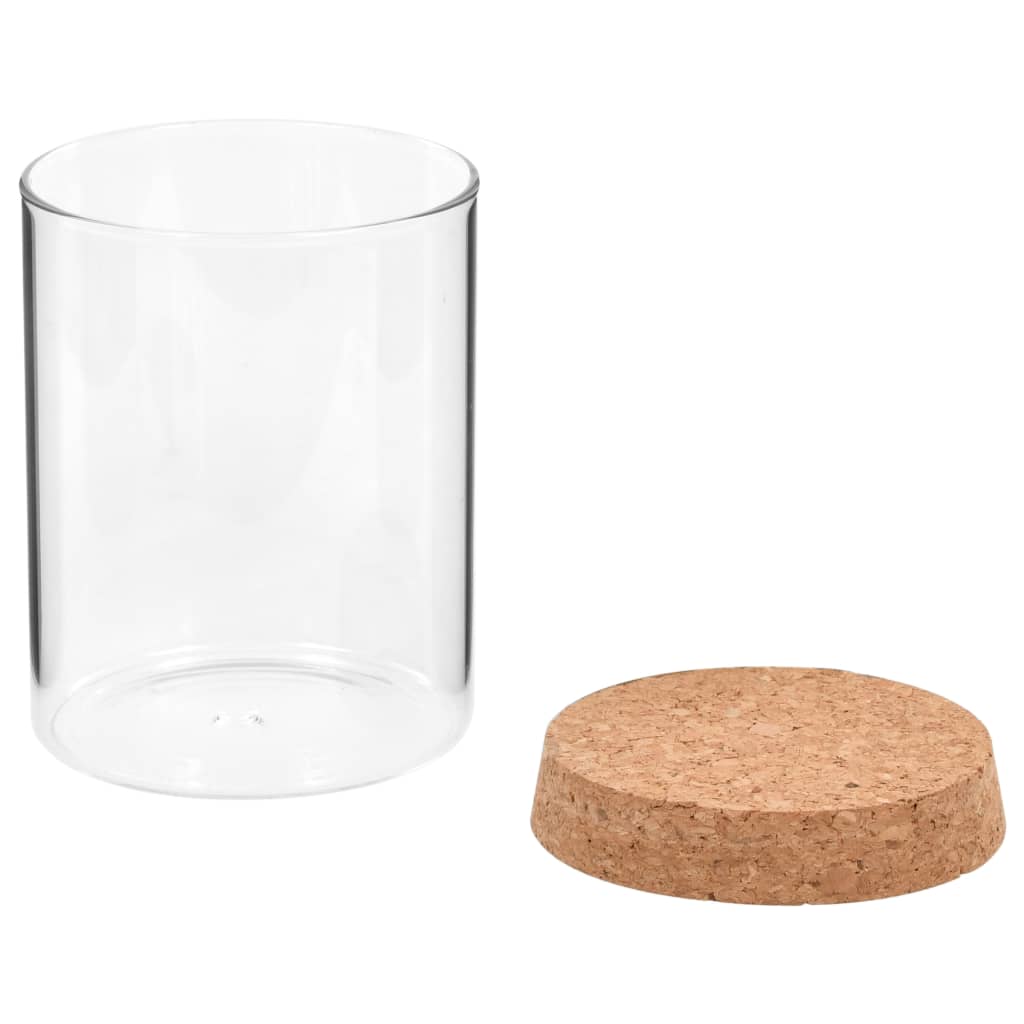 Vorratsgläser Mit Korkdeckel 6 Stk. 650 Ml