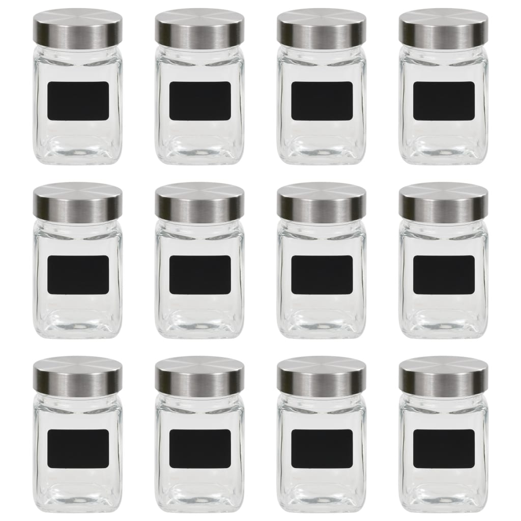 Vorratsgläser Mit Aufkleber 24 Stk. 300 Ml