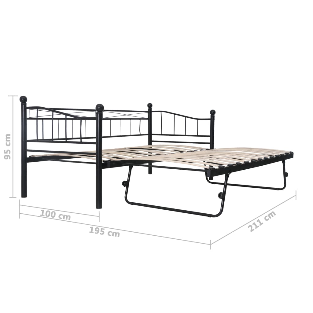 Bettgestell Stahl 180×200/90×200 Cm