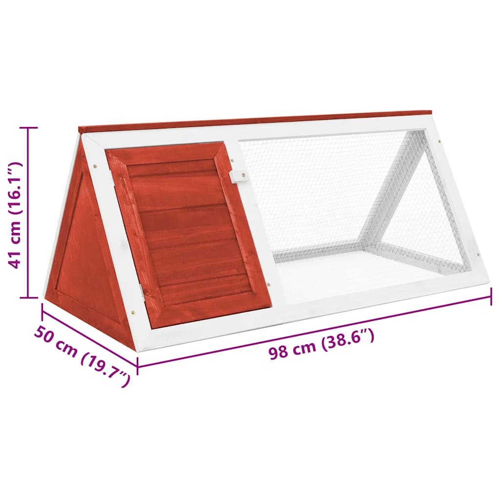 Kleintier-/Kaninchenstall Holz