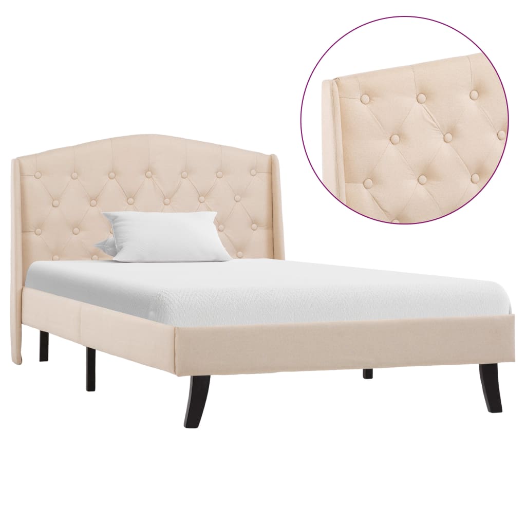 Bettgestell Stoff 100×200 Cm