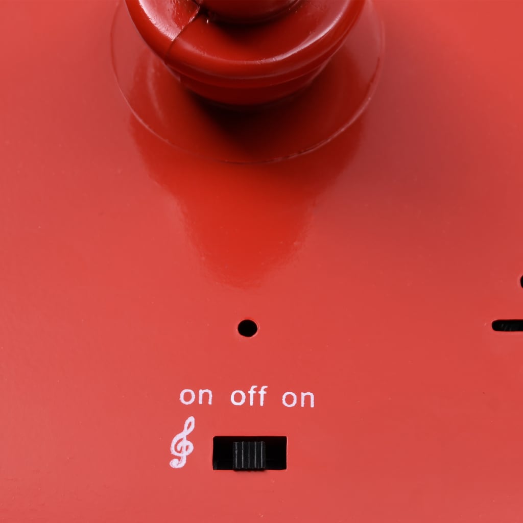 Weihnachts-Straßenlampe Mit Weihnachtsmann 81 X 40 X Pvc Schwarz Und Rot