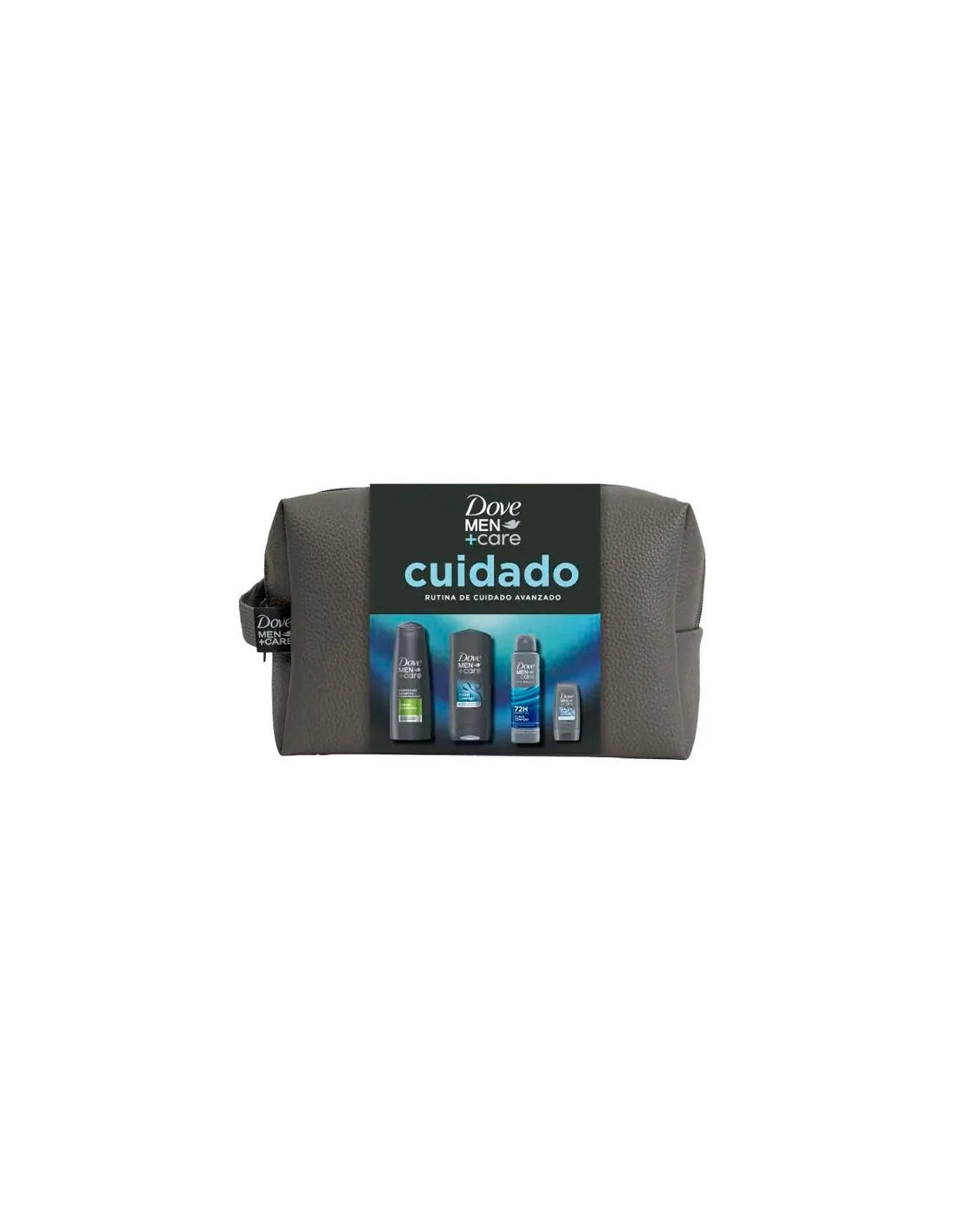 DOVE DOVE Herrenpflege Set mit Kulturtasche Pack Hombre Neceser Cuidado Kosmetik