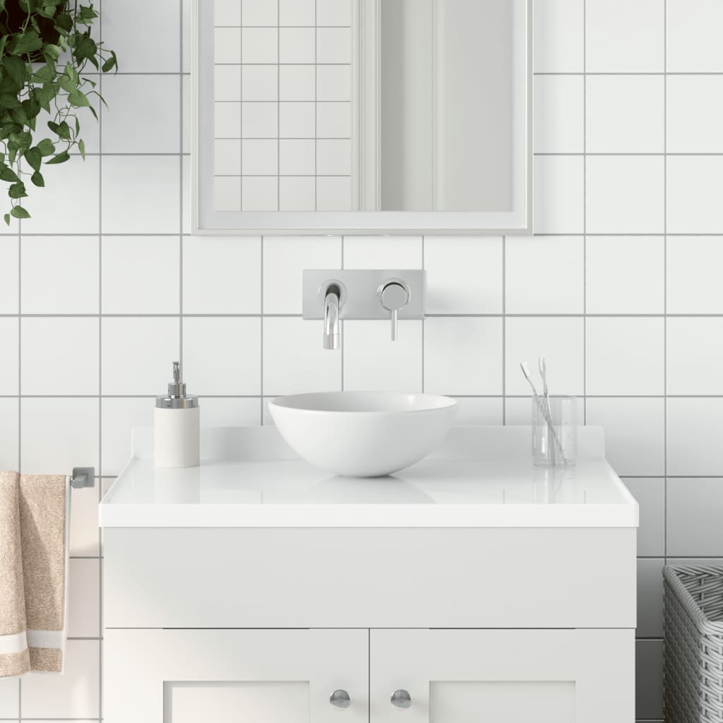 Waschbecken Keramik Rund