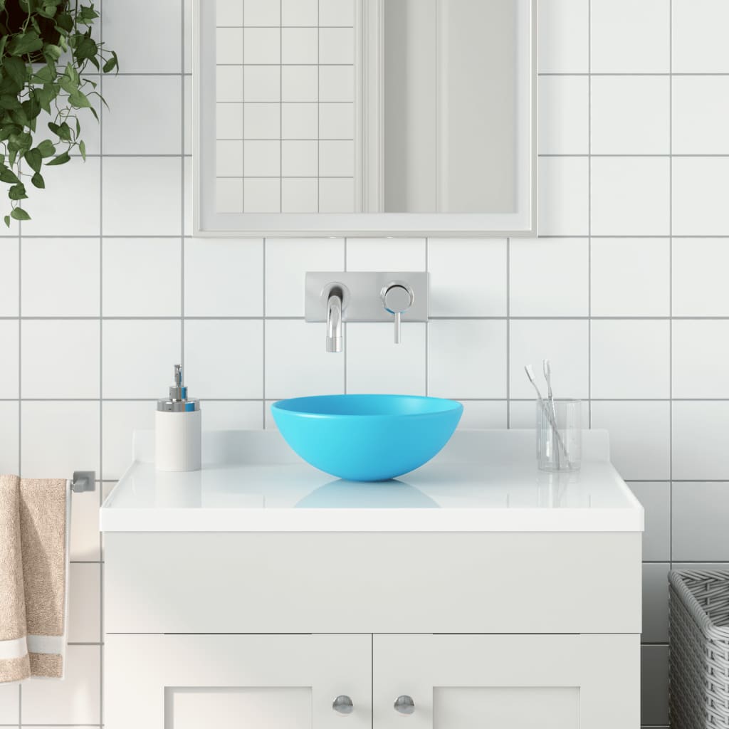Waschbecken Keramik Rund