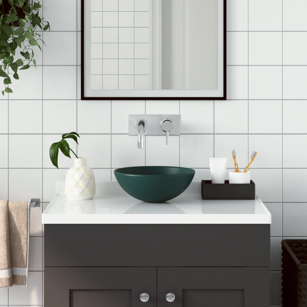 Waschbecken Keramik Rund
