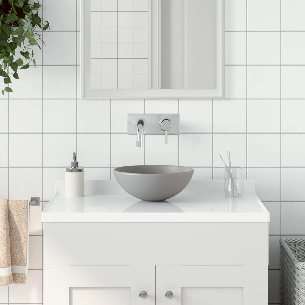 Waschbecken Keramik Rund