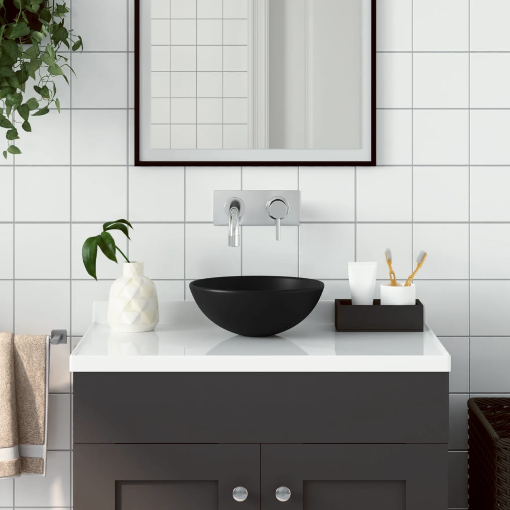 Waschbecken Keramik Rund