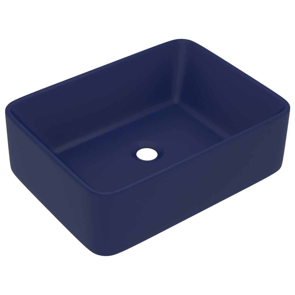 Luxus-Waschbecken Matt Dunkelblau 41X30X12 Cm Keramik