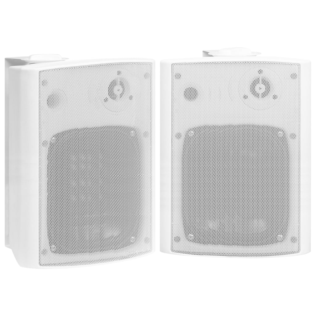 Wandlautsprecher Stereo 2 Stk. Weiß Indoor Outdoor 120 W