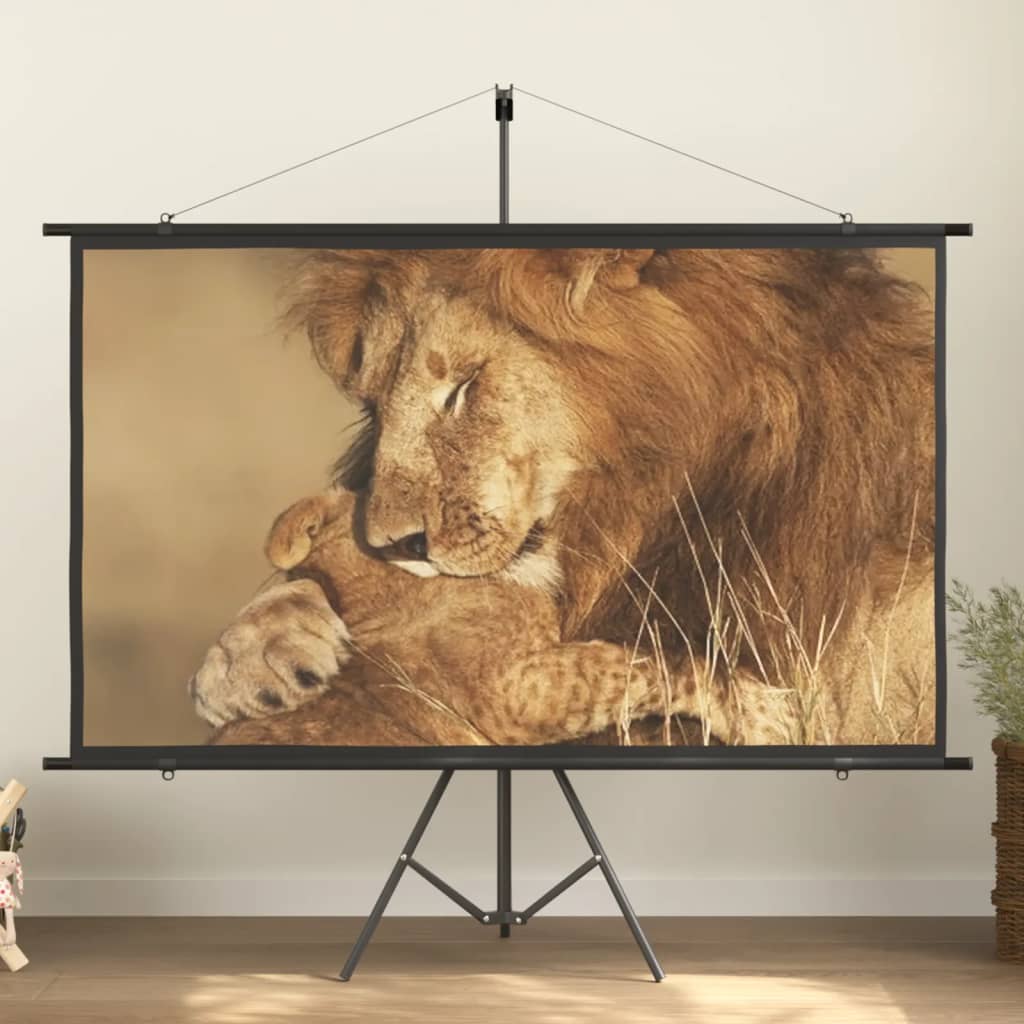 Beamer-Leinwand Mit Stativ