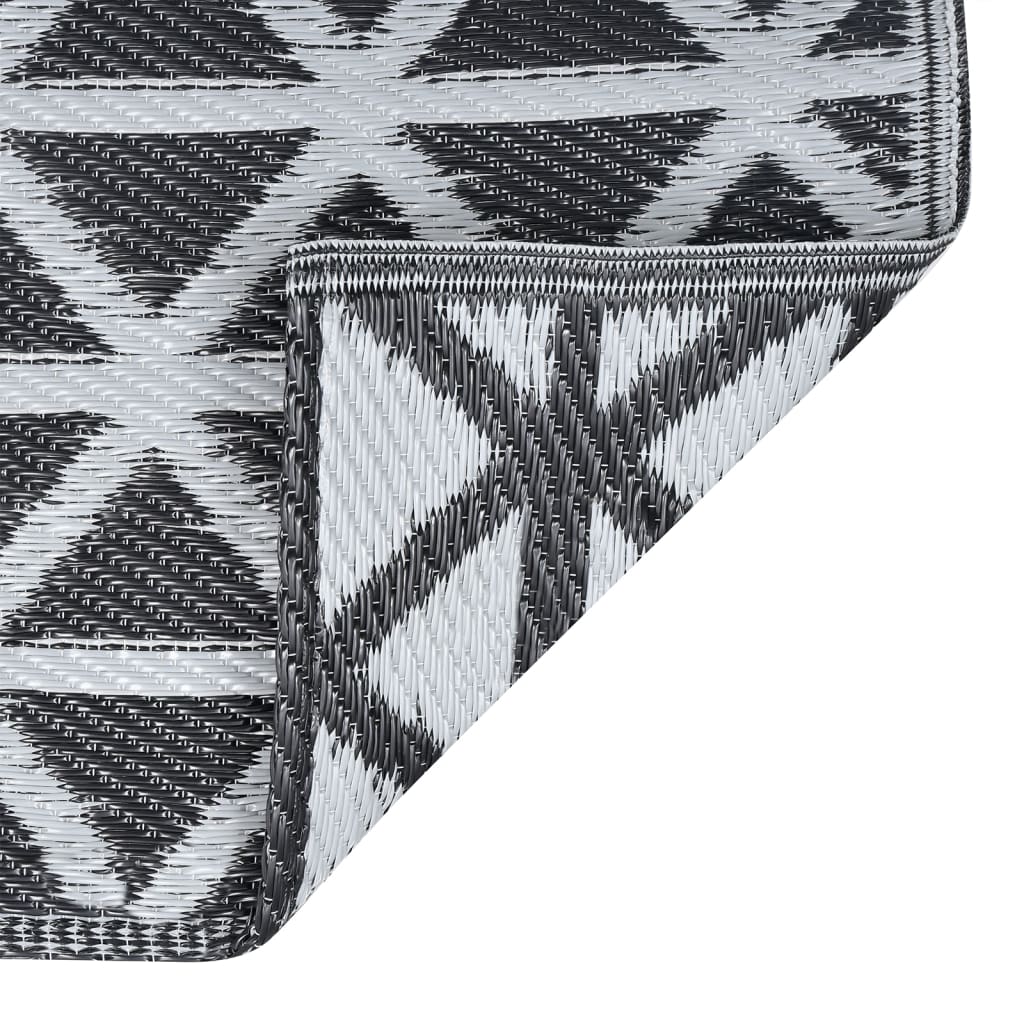 Outdoor-Teppich Arakil Pp Schwarz