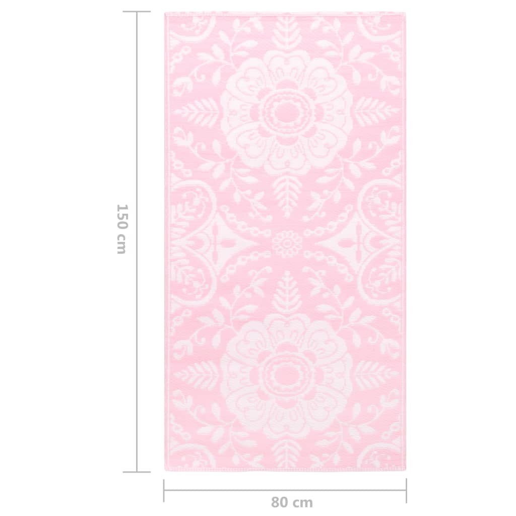 Outdoor-Teppich Arakil Pp Rosa