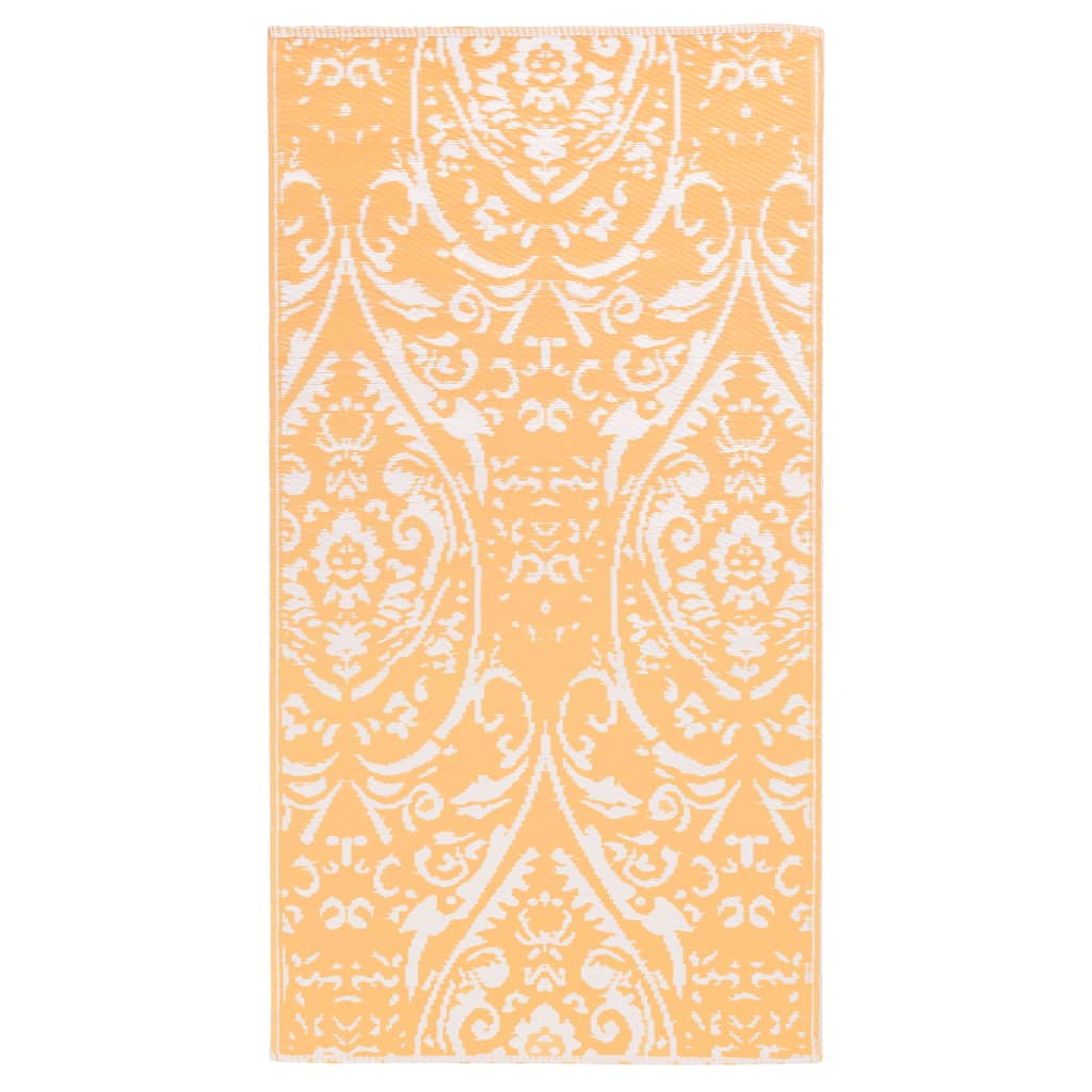 Outdoor-Teppich Arakil Orangefarben Und Blau Pp Orange Und Weiß
