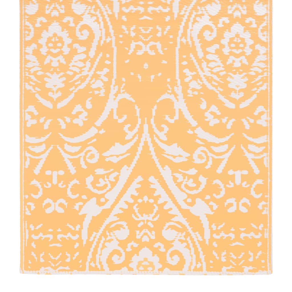 Outdoor-Teppich Arakil Orangefarben Und Blau Pp Orange Und Weiß