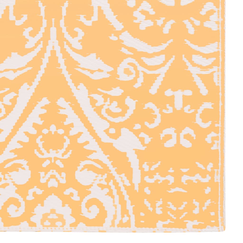 Outdoor-Teppich Arakil Orangefarben Und Blau Pp Orange Und Weiß