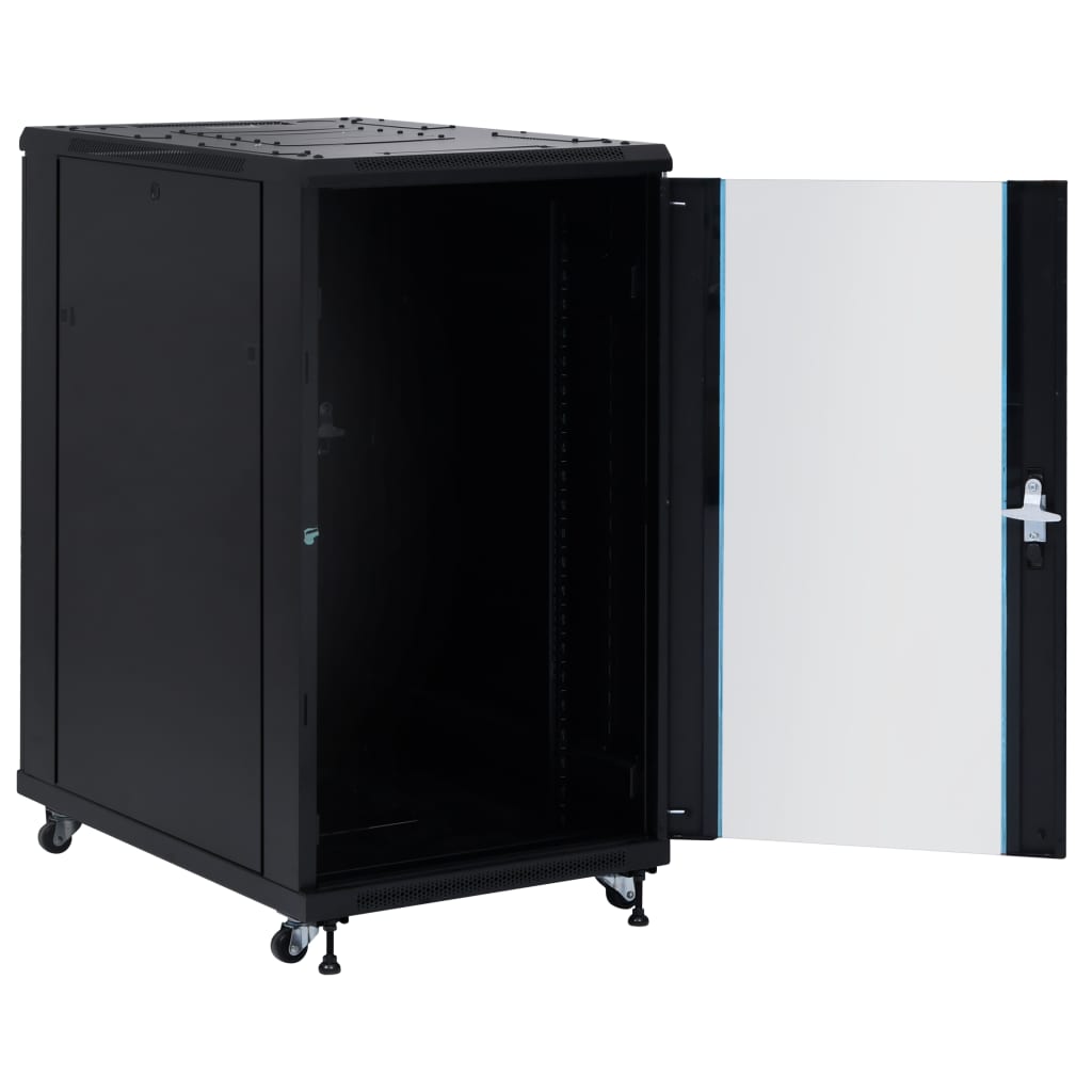 22U Netzwerkschrank Mit Rollen 19" Ip20 1050X600X1170 Mm