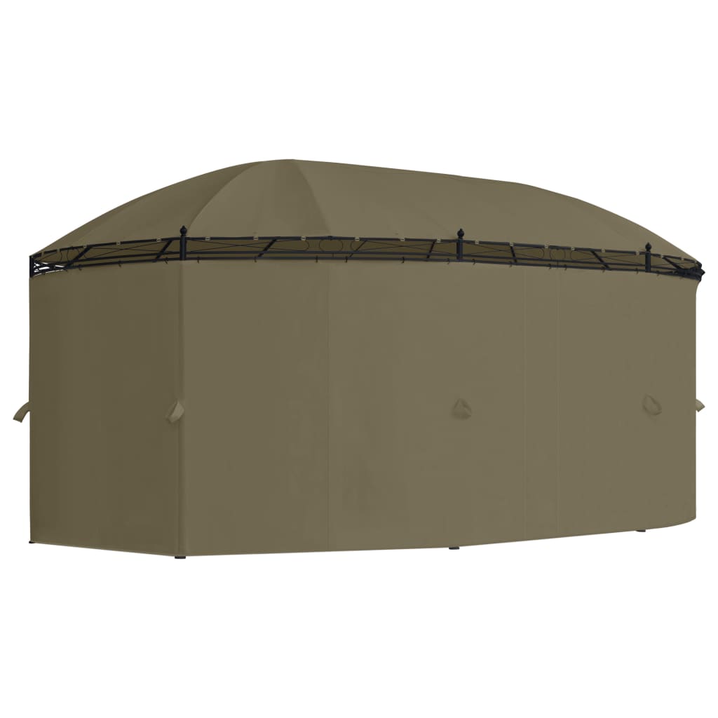 Pavillon Mit Vorhängen 520X349X255 Cm 180 G/M²