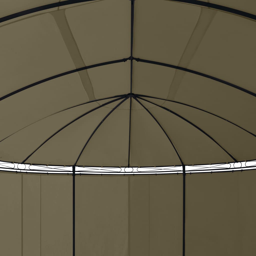 Pavillon Mit Vorhängen 520X349X255 Cm 180 G/M²