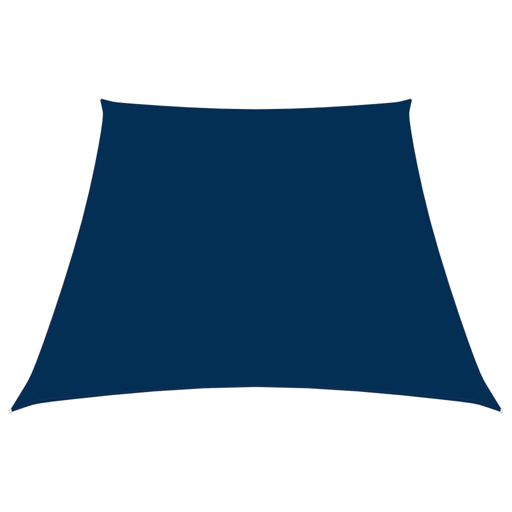 Sonnensegel Oxford-Gewebe Trapezförmig 3/5X4 M Blau Terrakotta