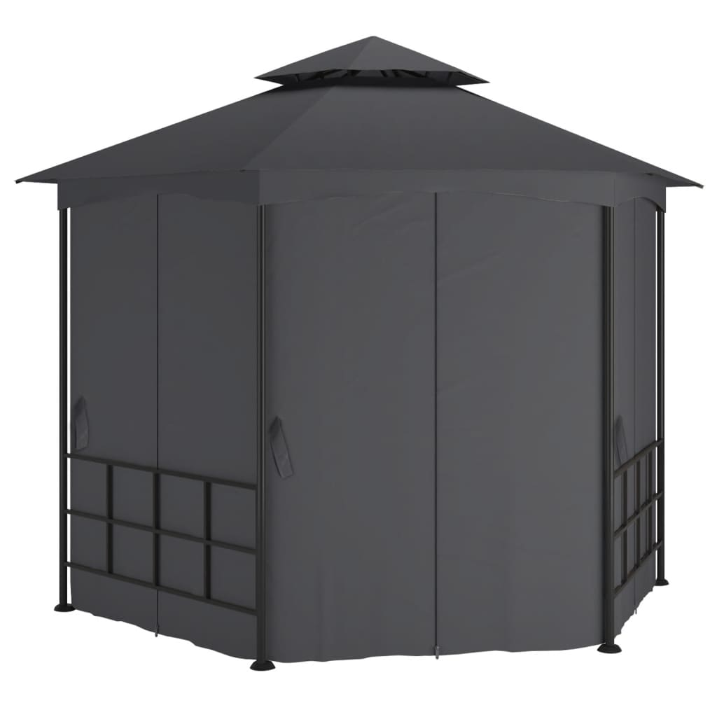 Pavillon Mit Seitenwänden 3,1X2,7 M