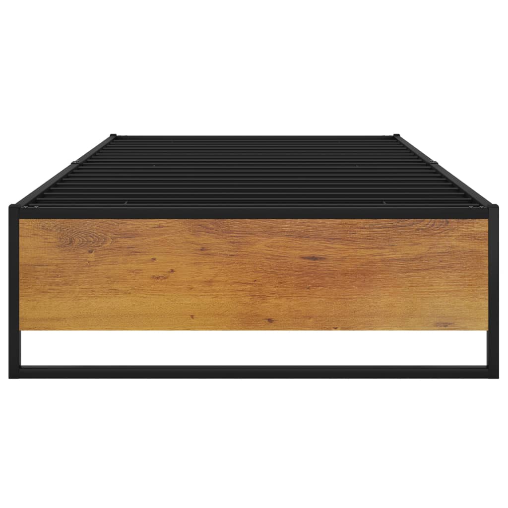 Bettgestell Schwarz Metall