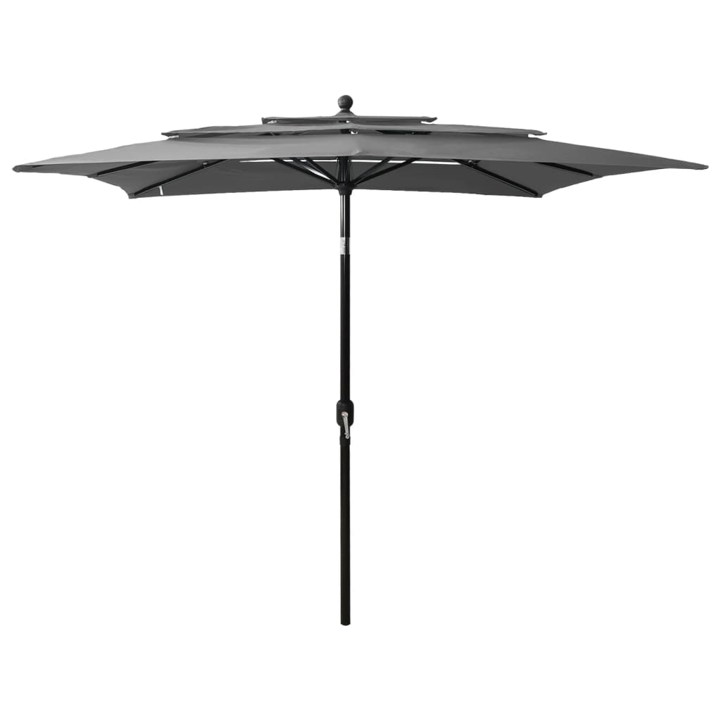 Sonnenschirm Mit Aluminium-Mast 3-Lagig