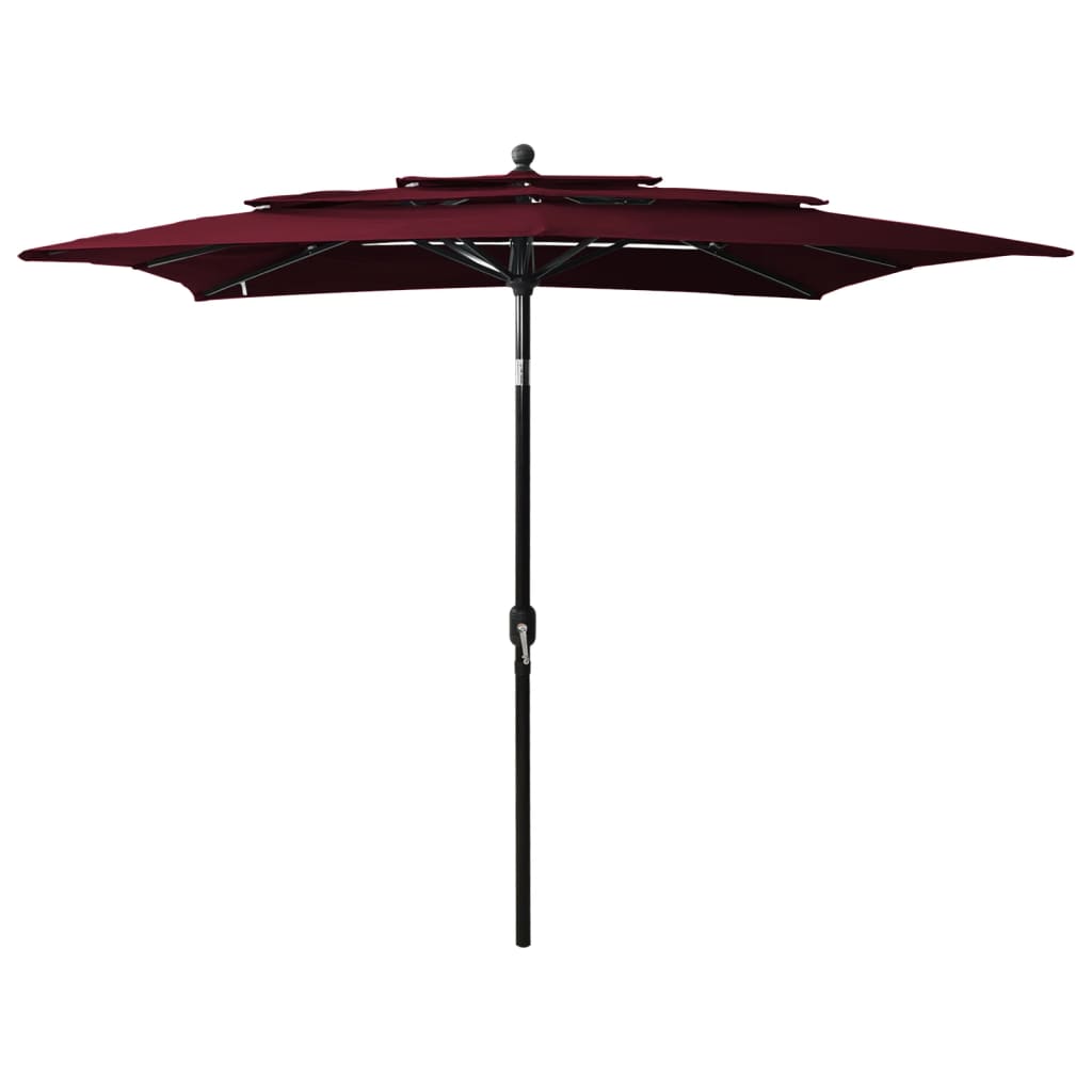 Sonnenschirm Mit Aluminium-Mast 3-Lagig