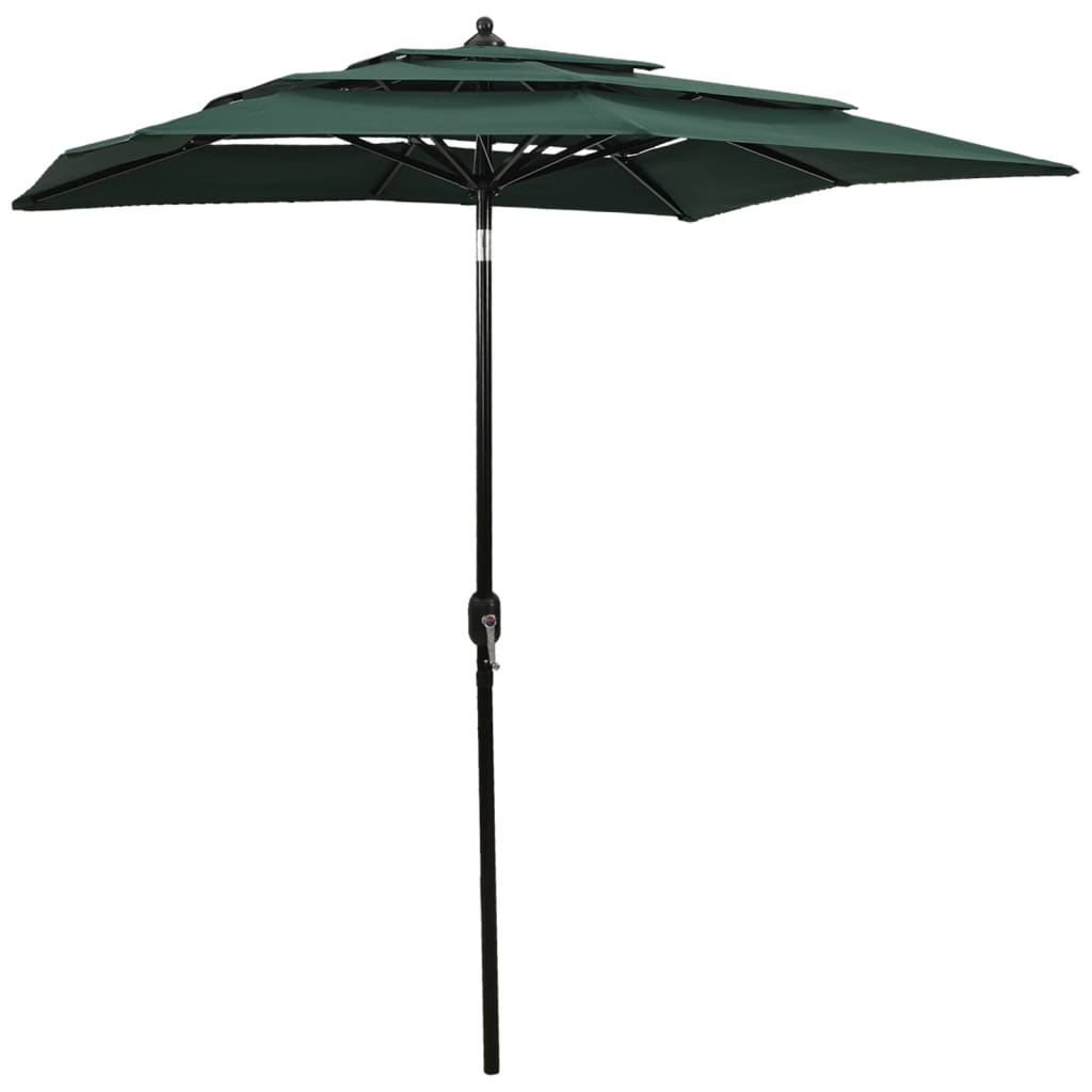 Sonnenschirm Mit Aluminium-Mast 3-Lagig