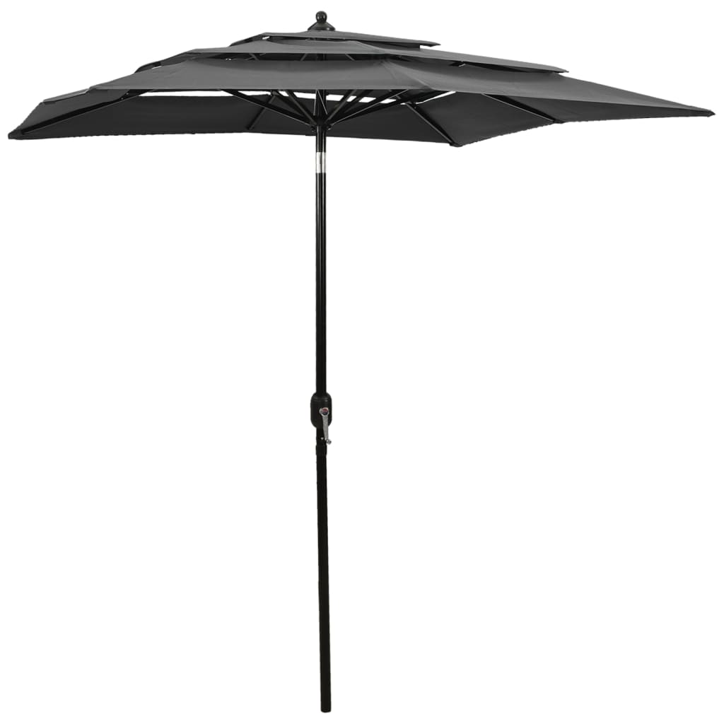 Sonnenschirm Mit Aluminium-Mast 3-Lagig