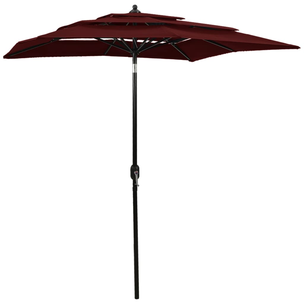 Sonnenschirm Mit Aluminium-Mast 3-Lagig