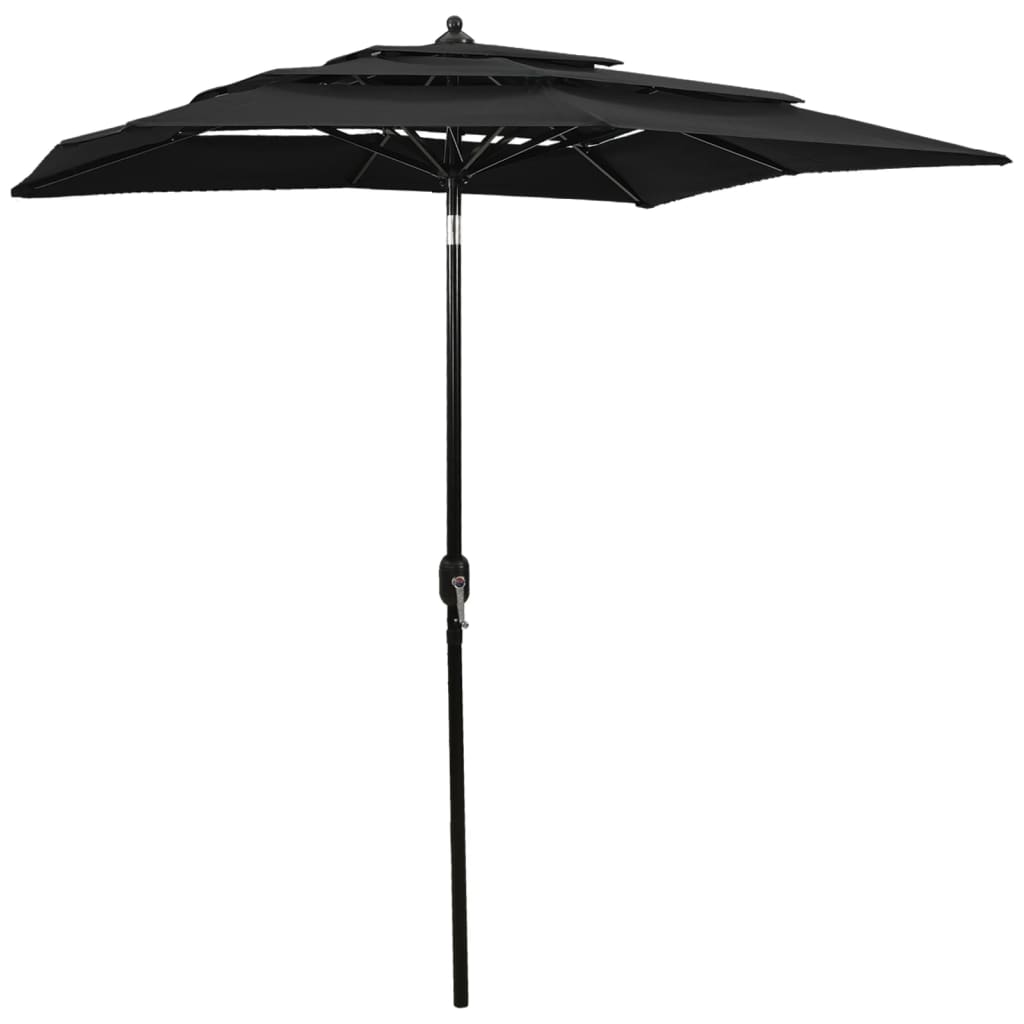 Sonnenschirm Mit Aluminium-Mast 3-Lagig