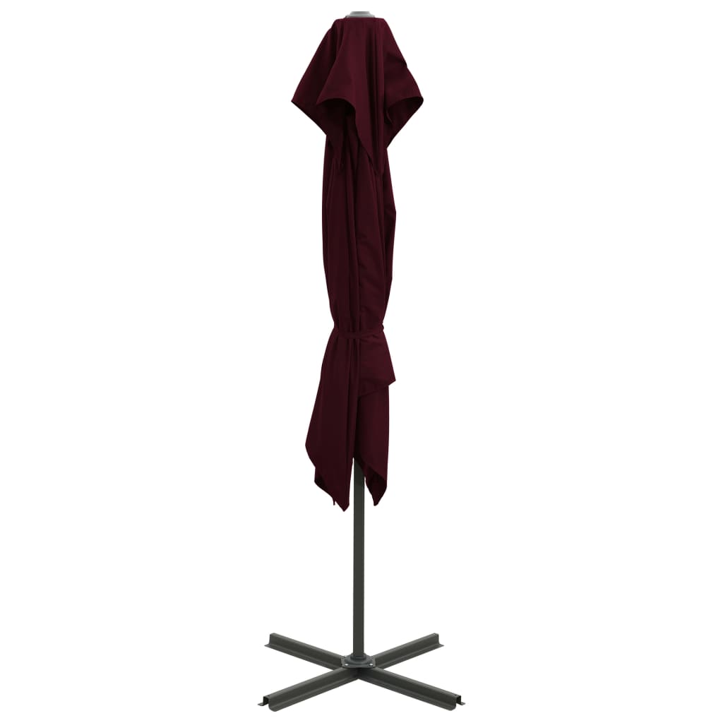 Ampelschirm Mit Lüftung 250X250 Cm Bordeauxrot