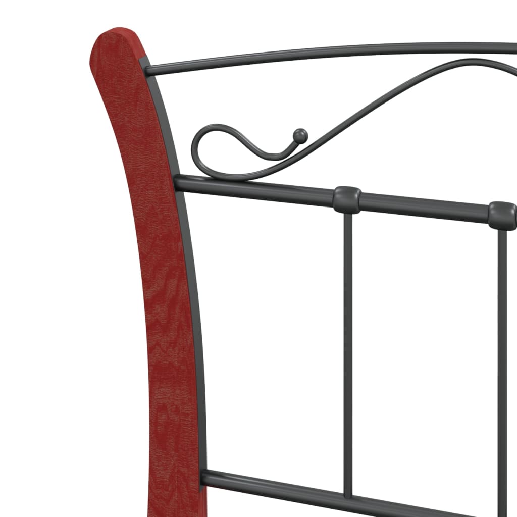 Bettgestell Schwarz Metall