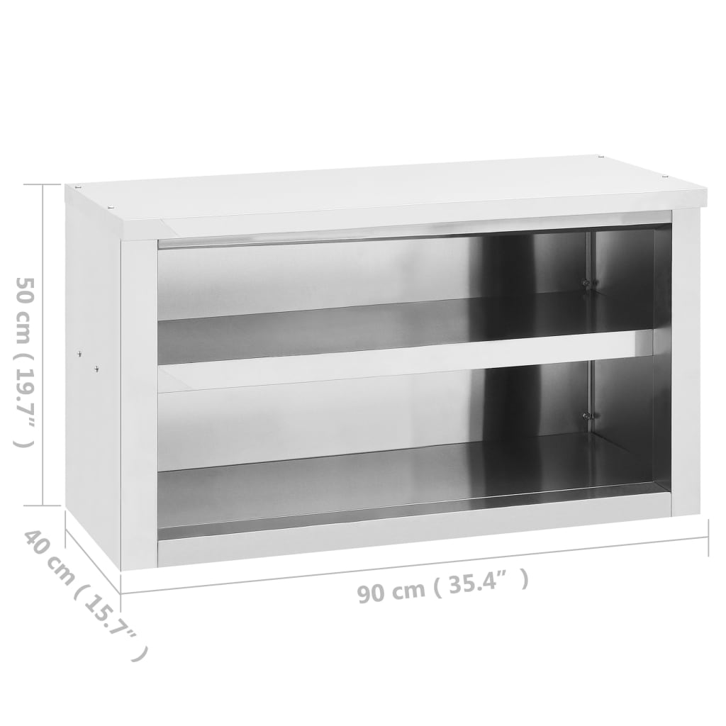 Wandhängeschrank Edelstahl