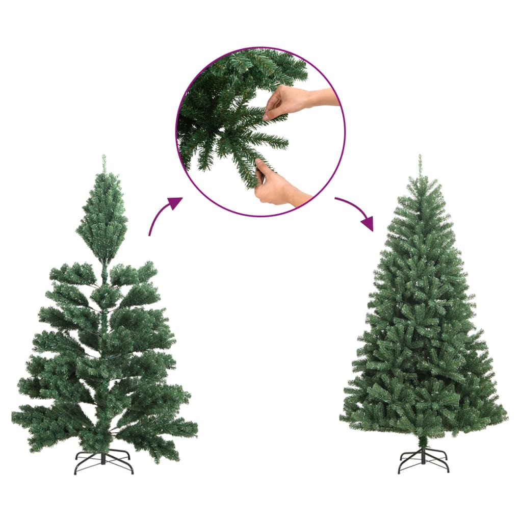 Künstlicher Eck-Weihnachtsbaum 180 Cm Pvc